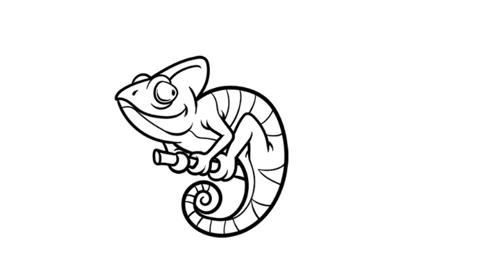  Draw a Chameleon
