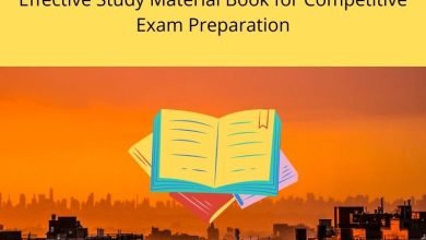 Effective study material book for competitive exam preparation