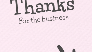 Business thank you cards