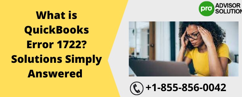 QuickBooks Error 1722
