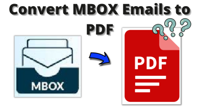 convert mbox emails to pdf