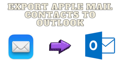 Export Apple mail contacts to Outlook