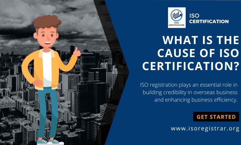 Cause of ISO Certification
